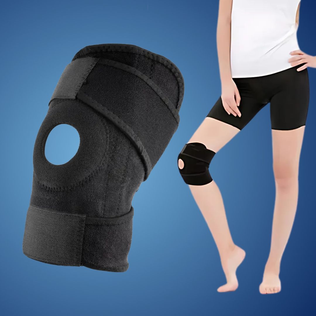 ProFlex Kniebandage mit Verstellbarer Kompression | Zur Schmerzlinderung – Unterstützung bei Verletzungen – Arthritis und Stabilität bei Sport