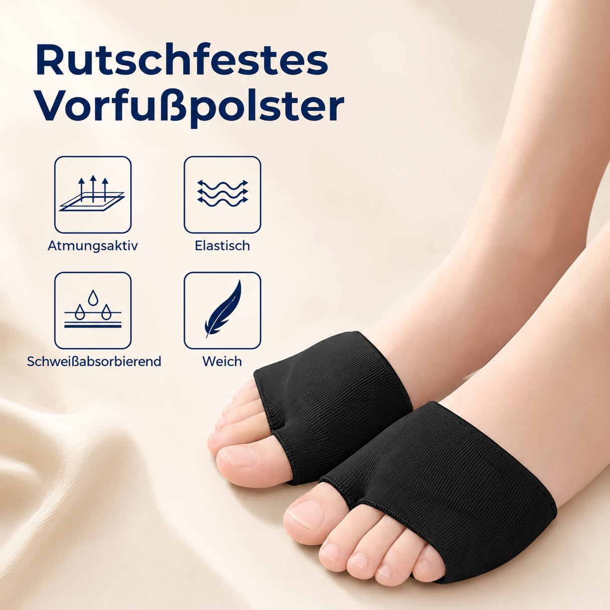 BallenSoft Gel-Vorfußpolster | Weicher Komfort im Alltag