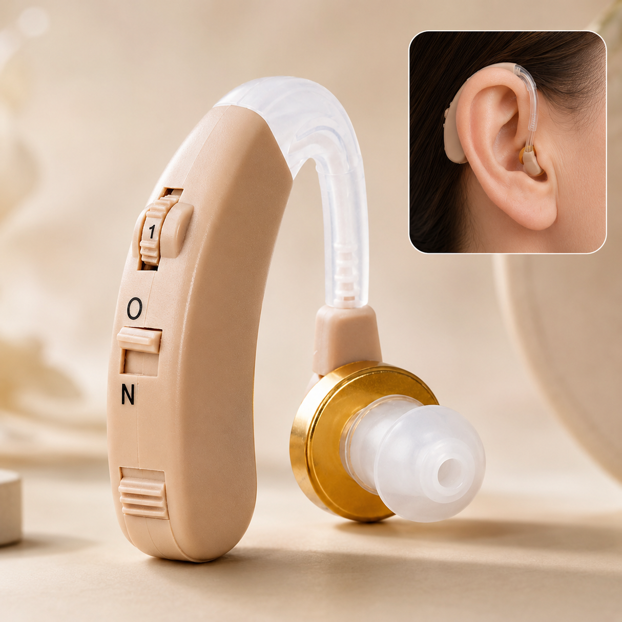 HearingPlus Wiederaufladbares Digitales Hörgerät | Klare Klangverstärkung – Bequem und für den täglichen Gebrauch geeignet