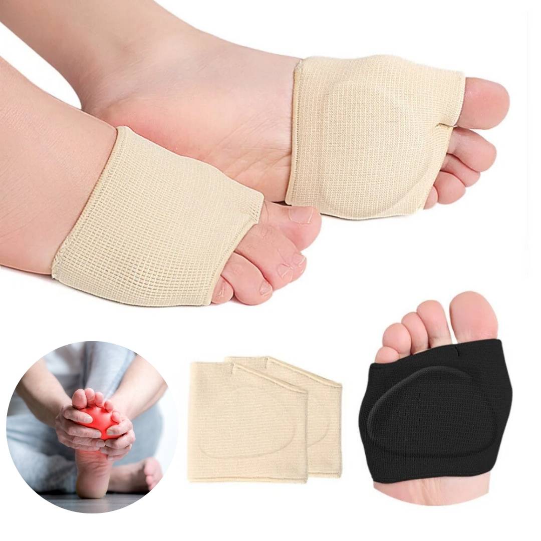 CushionFlex Vorfußschutz | Silikongelkissen - Dämpft Stöße - Schmerzlinderung - Bei Metatarsalgie - Täglicher Komfort