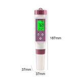AquaCheck 7-in-1 Wasserqualitätstester – pH, TDS, EC, Temperatur, ORP, Chlor – Für Trinkwasser, Pool, Aquarium, Spa