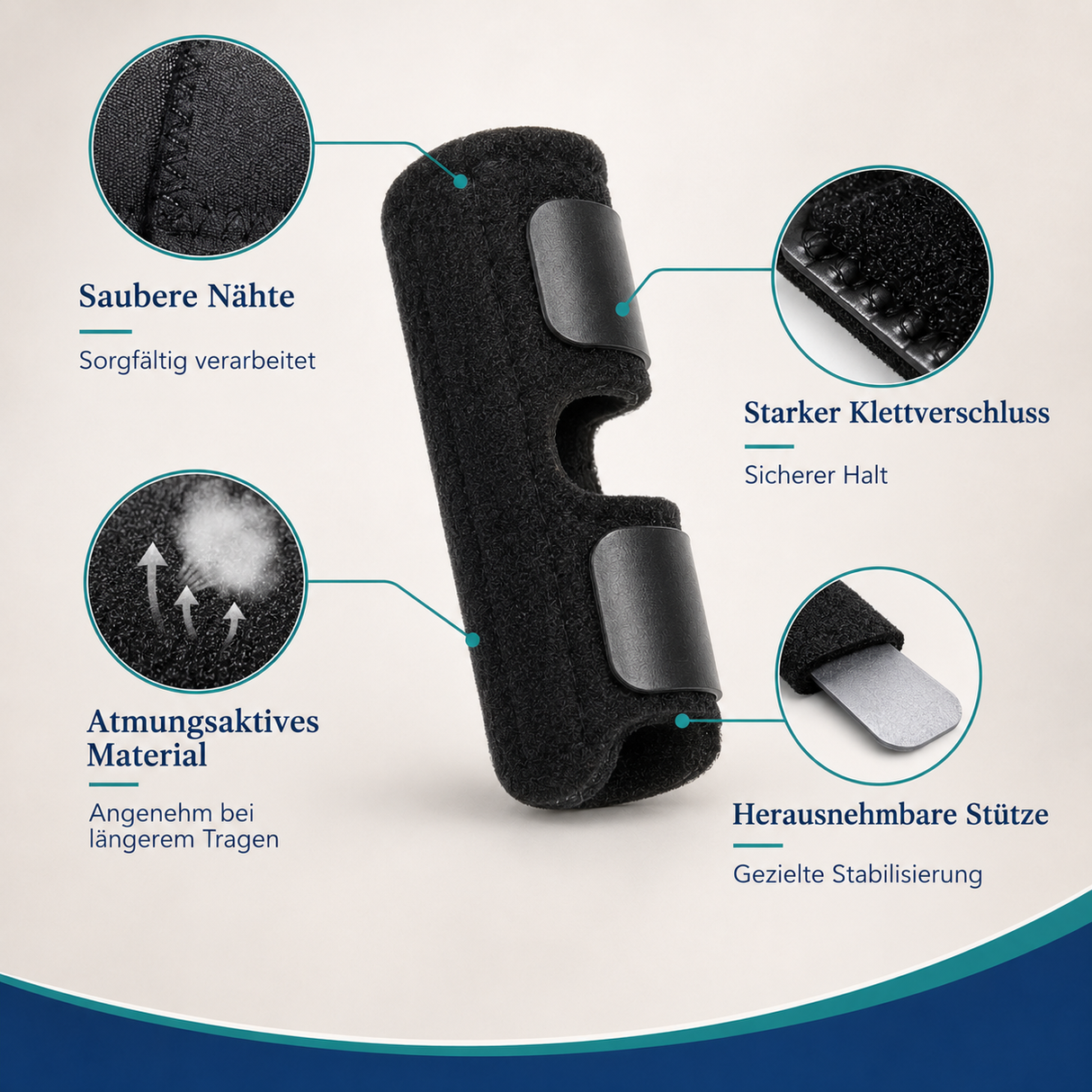 FingerFlex Verstellbare Fingerstütze | Halt für Alltag und Handwerk