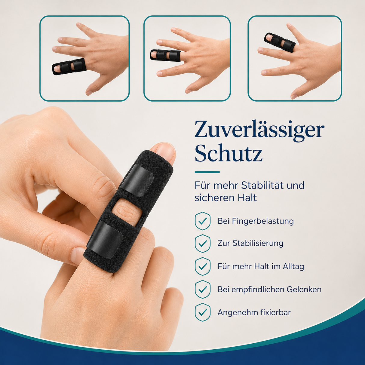 FingerFlex Verstellbare Fingerstütze | Halt für Alltag und Handwerk