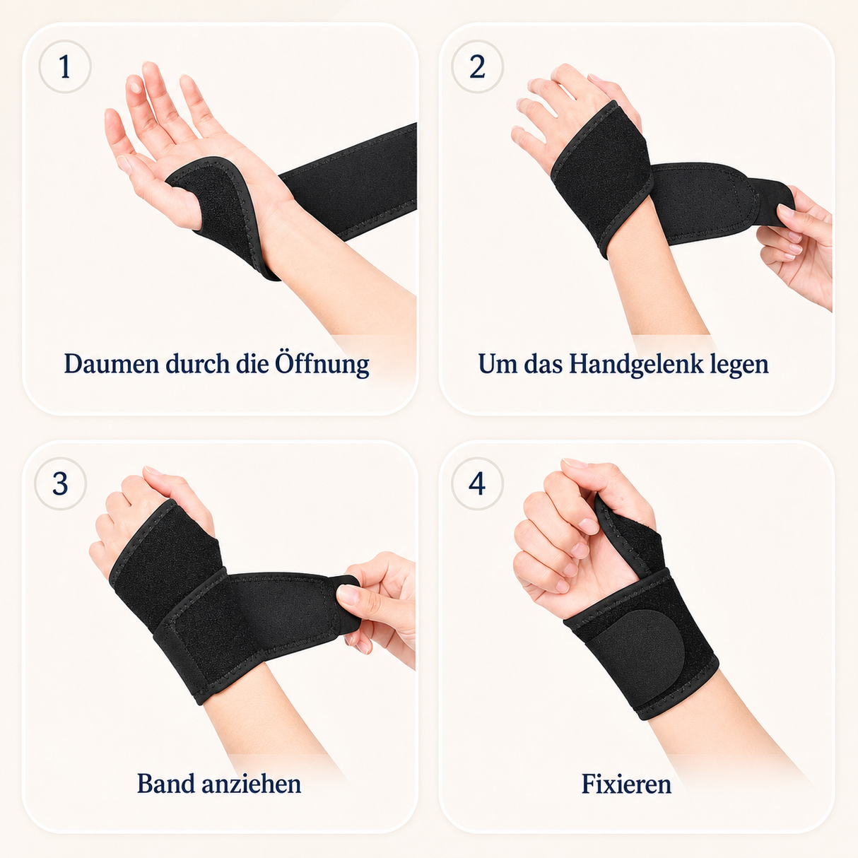 FlexiSupport Orthopädische Handgelenkstütze | Verstellbar für Stabilität & Schmerzlinderung bei Verletzungen, Arthritis & Karpaltunnel