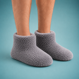 FußWärme Beheizte Hausschuhe | Weiches Fleece und einstellbare Wärme