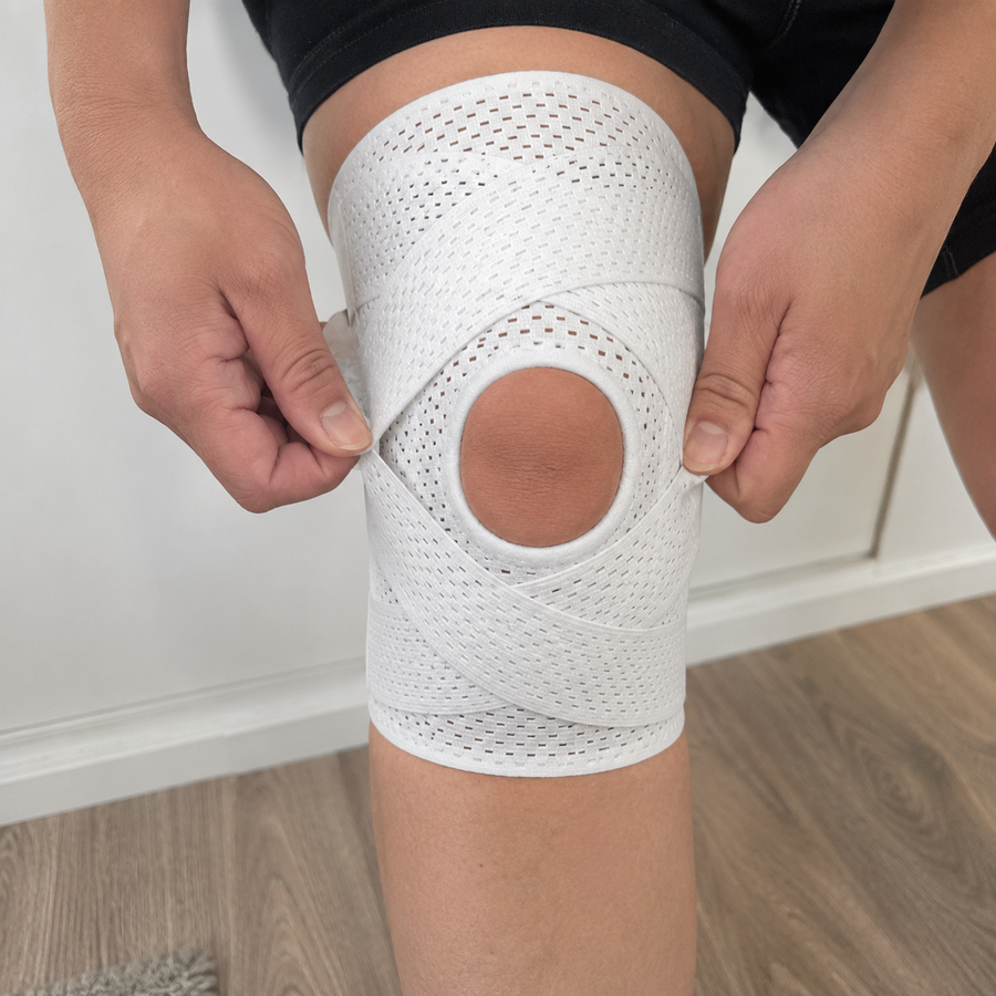 Verstellbare Kniebandage für Alltag, Training und aktive Bewegungen