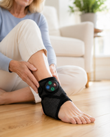 ReliefFlex | Elektrisches Fußmassagegerät – Verstellbare Bandage für Schmerzlinderung & Muskelentspannung am Fußgelenk