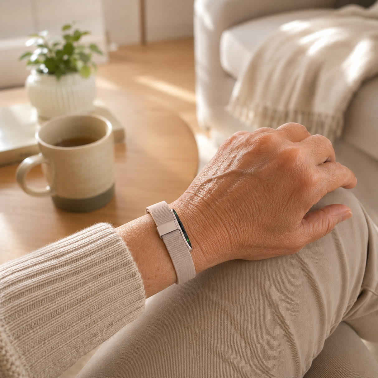 SicherBand Senioren-Armband | Einfache Funktionen für Alltag und Familie