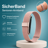 SicherBand Senioren-Armband | Einfache Funktionen für Alltag und Familie