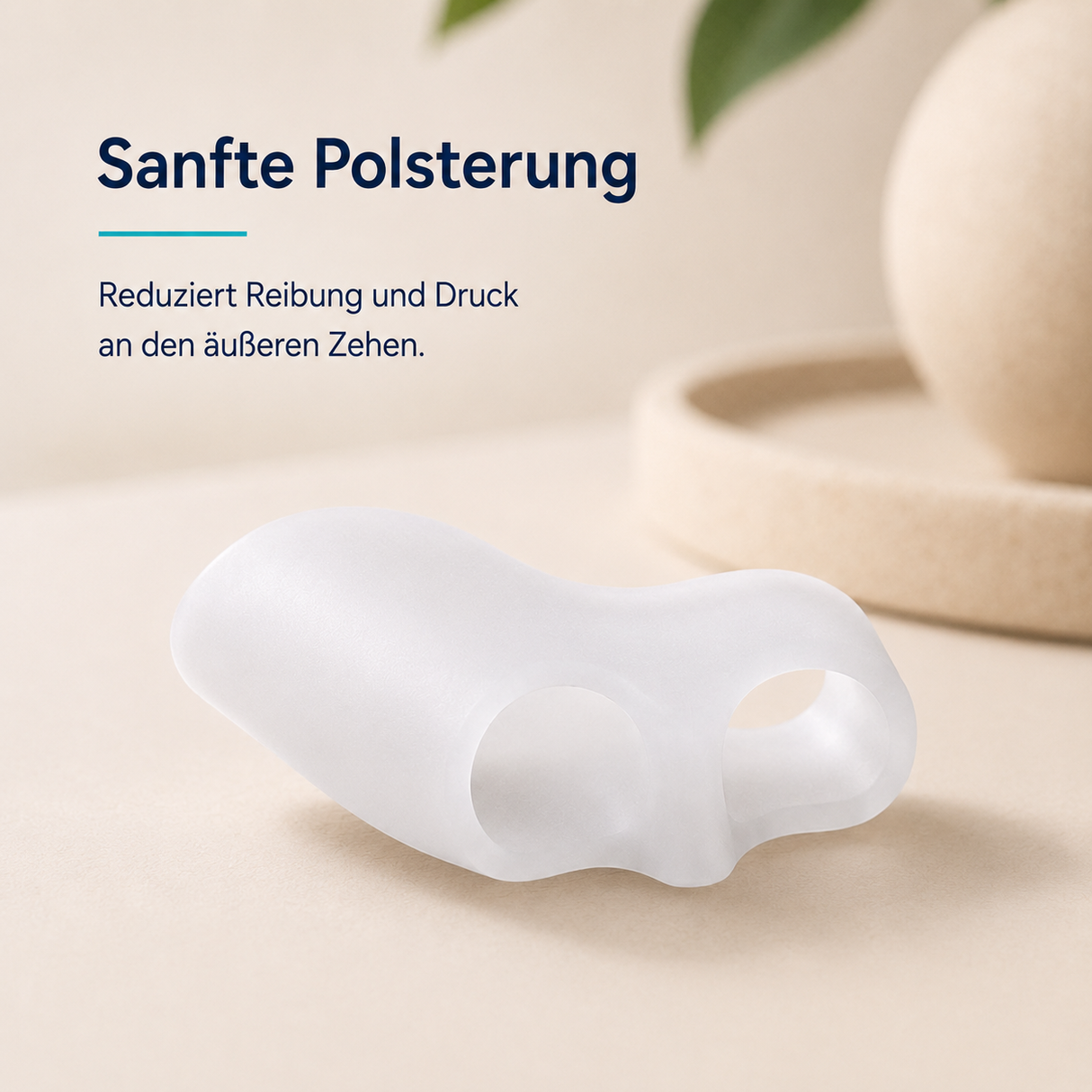 ToeGuard Orthopädische Zehenspreizer | Bunionette-Korrektor für kleinen Zeh, Hallux Valgus, Hammerzehen & Zehenausrichtung