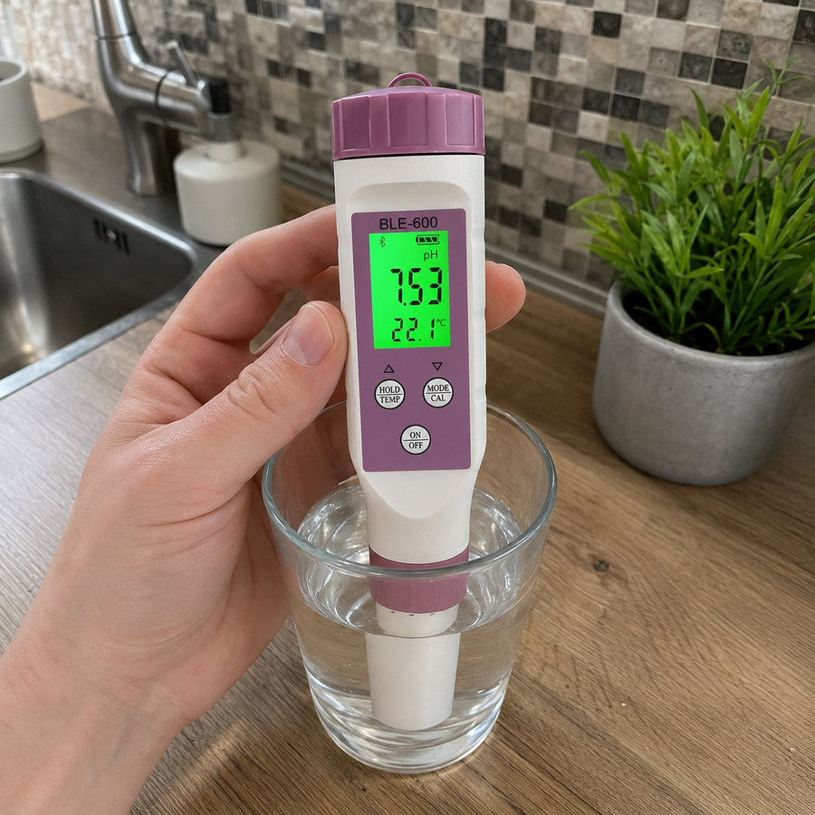 Wichtige Wasserwerte schnell ablesen
