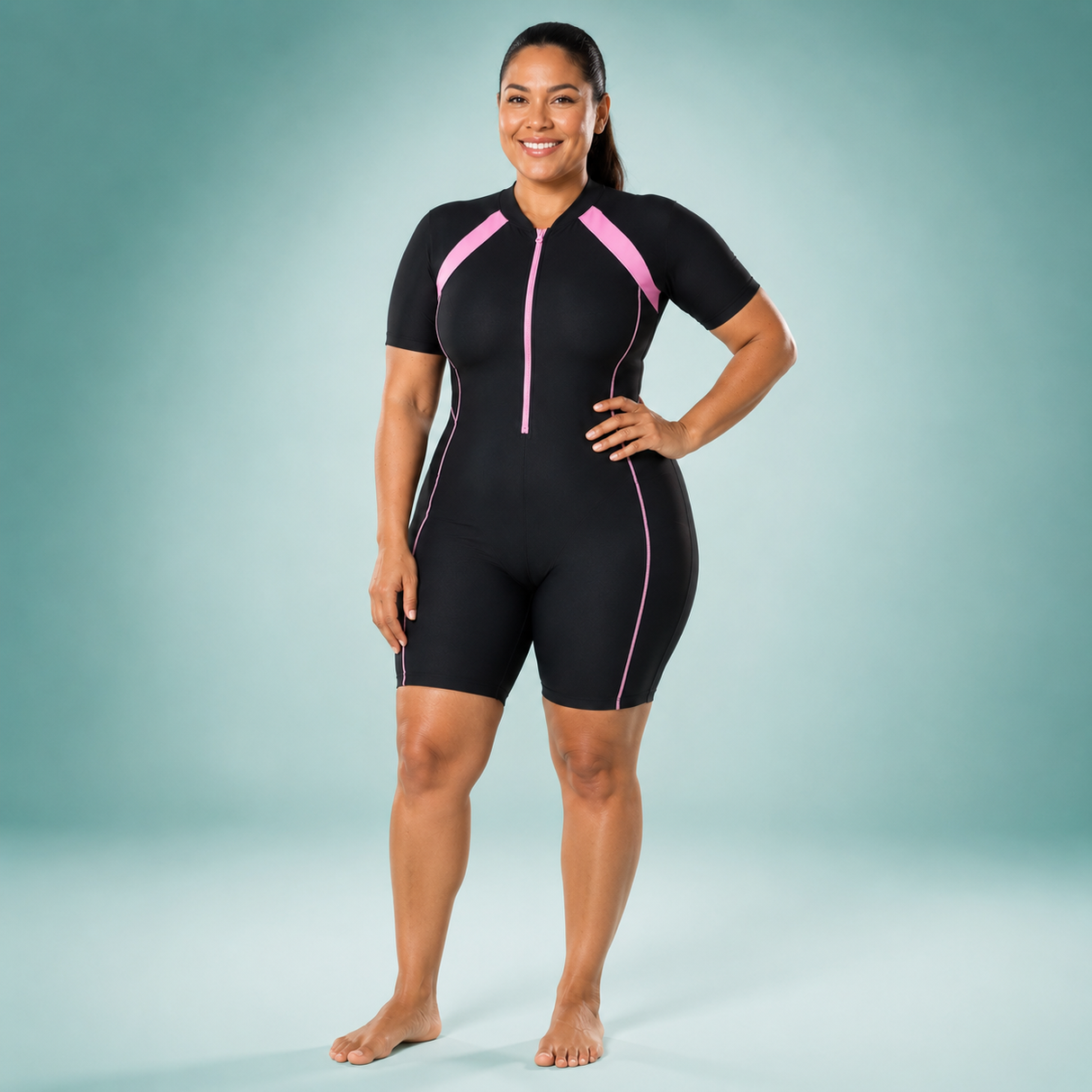 WellenFlex Damen Shorty-Schwimmanzug | Für Schwimmen und Wassersport