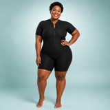 WellenFlex Damen Shorty-Schwimmanzug | Für Schwimmen und Wassersport